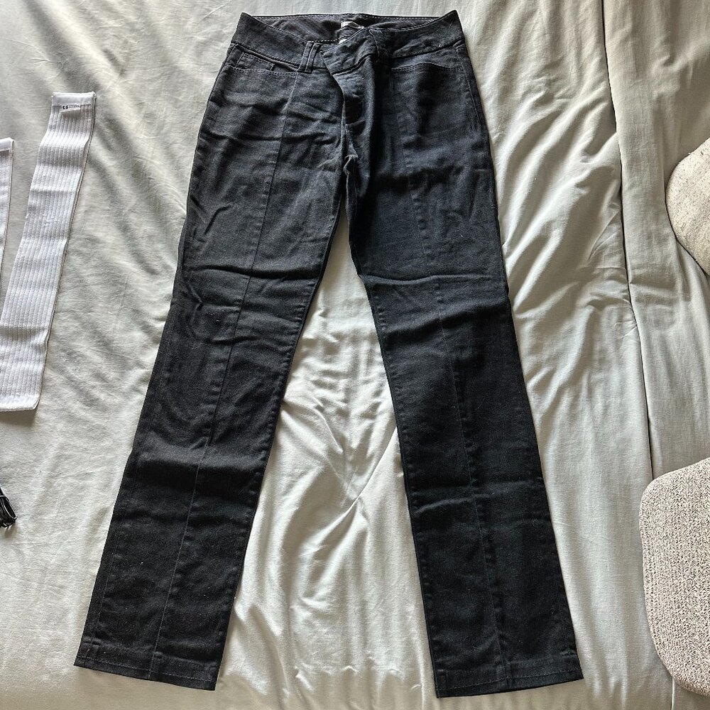 BR 14 Long Black Jean, straight leg